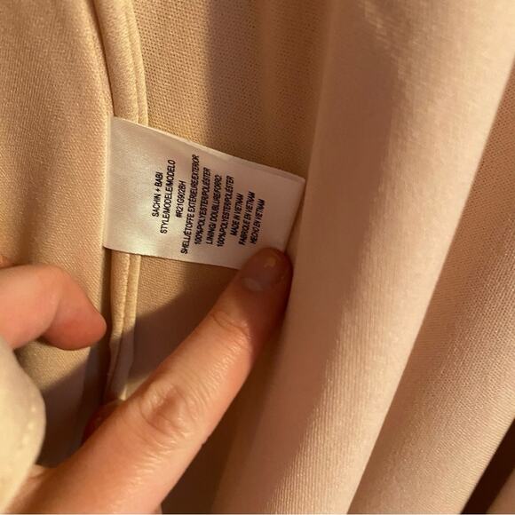 BHLDN Sachin & Babi Light Pink Wrap Maxi Dress Gown 6 - Picture 12 of 14